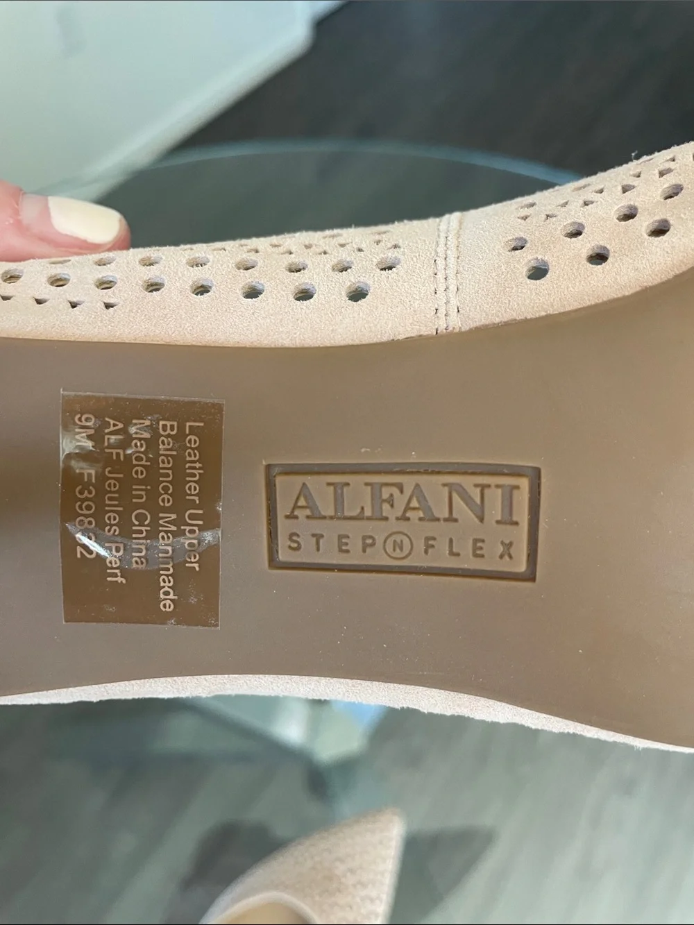 Alfani Step N Flex Women's Jeules Parf Pointed Toe Heels in Nude